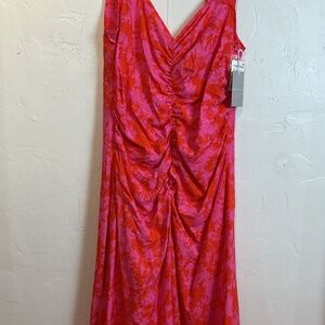 Floral high/low dress